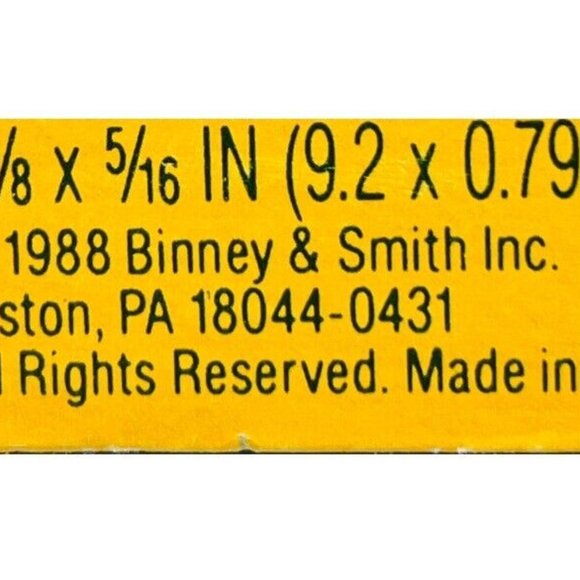 Ultra Red Crayola Crayon Fluorescent Retired Permanent Name Change Vintage - Picture 9 of 9